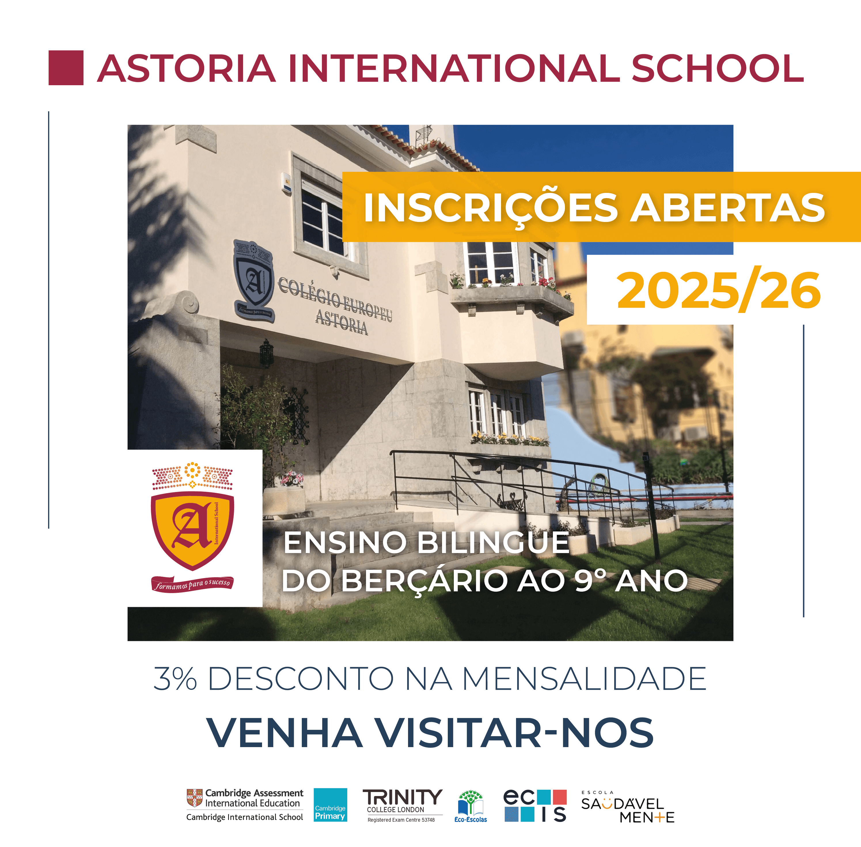 inscrições astoria