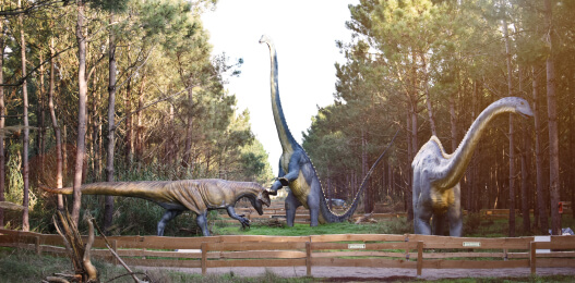 dinossauros do Dino Parque