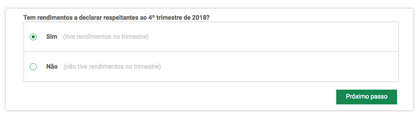 Esquecime de entregar a declaração trimestral