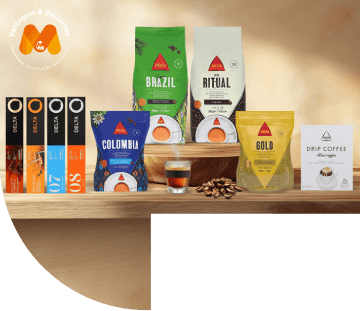 O prazer do café Delta, a qualquer hora do dia