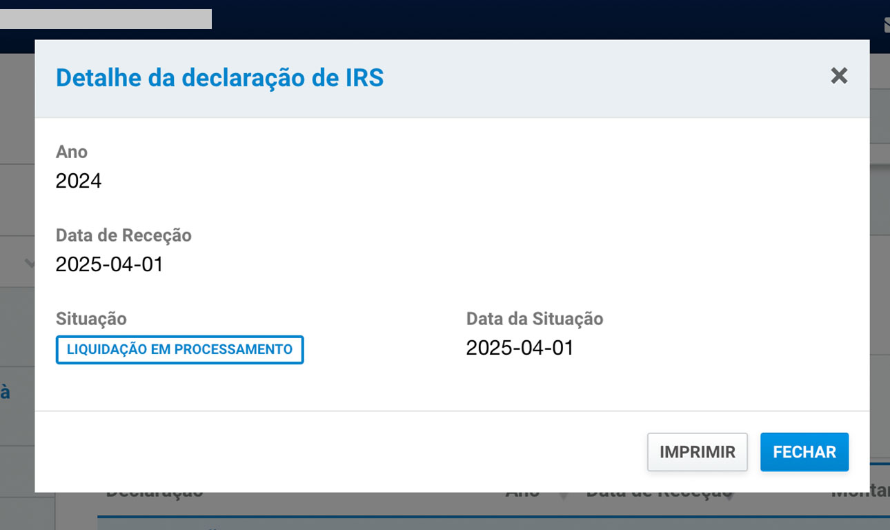 Reembolso do IRS