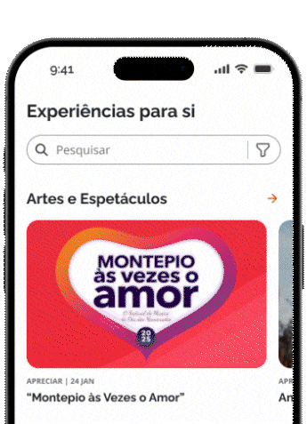 Inscreva-se em experiências