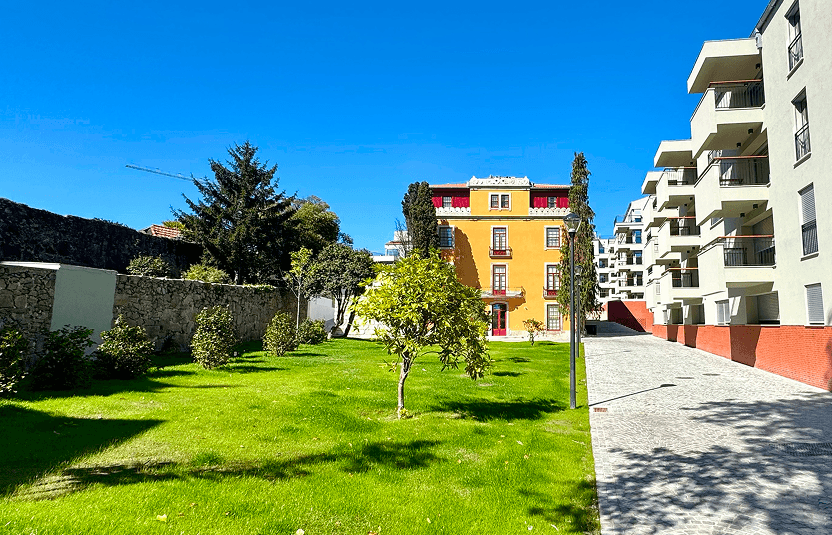 Um jardim à porta de casa