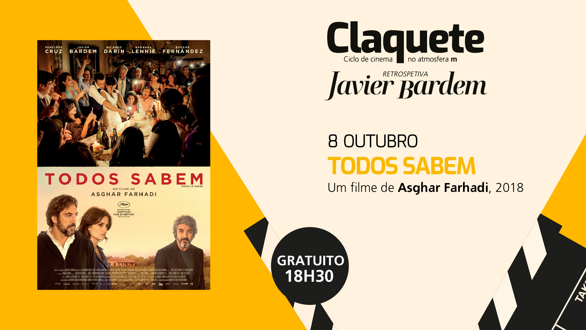 Retrospetiva Javier Bardem encerra com “Todos Sabem”